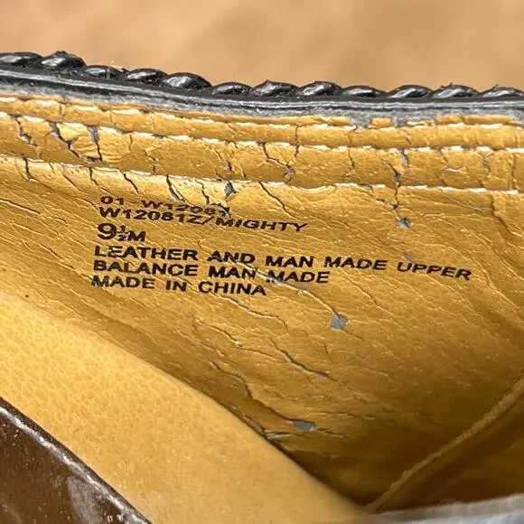 White Mountain Wedge Heel Suede Leather Clog Mules Black Slip On Gothic Peasant - Picture 6 of 10